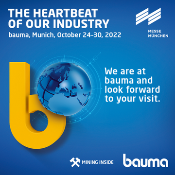 MEET US AT BAUMA 2022