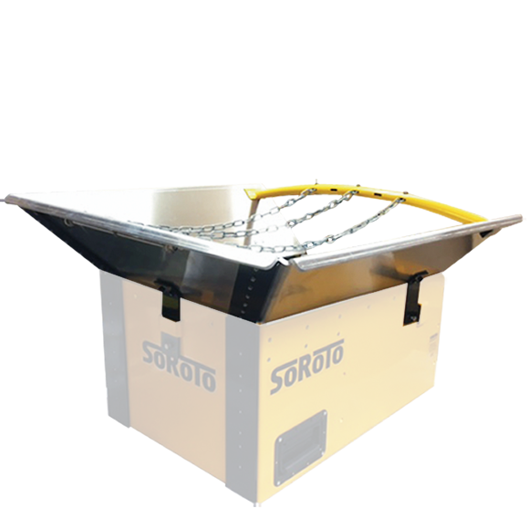 Infeed Hopper for Wheelbarrow